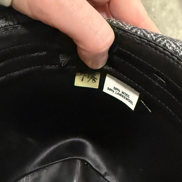 DOBBS Fifth Avenue Grey Tweed Fedora Hat - Picture 9 of 9